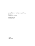 Cover page: Enriching Sustainable Transport Decisions: Inputs from Operations Research and the Management Sciences