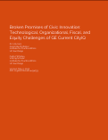 Cover page: Broken Promises of Civic Innovation: Technological, Organizational, Fiscal, and Equity Challenges of GE Current CityIQ