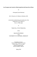 Cover page: Gas Transport and Control in Thick-Liquid Inertial Fusion Power Plants