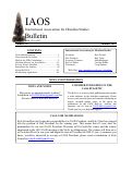 Cover page of IAOS Bulletin 59