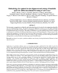 Cover page: Methodology for optimal in situ alignment and setting of bendable optics for diffraction-limited focusing of soft x-rays