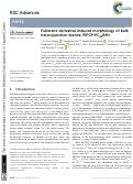 Cover page: Fullerene derivative induced morphology of bulk heterojunction blends: PIPCP:PC 61 BM