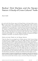 Cover page: Bashas' Diné Markets and the Navajo Nation: A Study of Cross-Cultural Trade