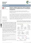 Cover page: Sequence-defined oligo( ortho -arylene) foldamers derived from the benzannulation of ortho (arylene ethynylene)s