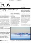 Cover page: Coastal Fog, Climate Change, and the Environment
