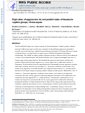 Cover page: High rates of aggression do not predict rates of trauma in captive groups of macaques