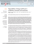 Cover page: Separability of drag and thrust in undulatory animals and machines