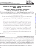 Cover page: Initiation and termination of antibiotic regimens in Veterans Affairs hospitals