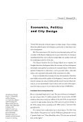 Cover page: Economics, Politics and City Design