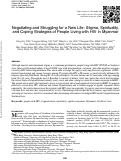 Cover page: Negotiating and Struggling for a New Life: Stigma, Spirituality, and Coping Strategies of People Living with HIV in Myanmar