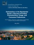 Cover page: Dishwashers in the Residential Sector: A Survey of Product Characteristics, Usage, and Consumer Preferences