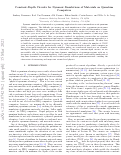 Cover page: Constant-Depth Circuits for Dynamic Simulations of Materials on Quantum Computers