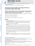 Cover page: The Impact of Surgery duration and Surgery End Time on Postoperative Sleep in Older Adults