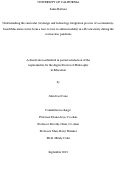 Cover page: Understanding the curricular (re)design and technology integration process of a community-based Education course from a face-to-face to online modality in a R1 university during the coronavirus pandemic