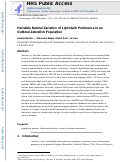 Cover page: Heritable natural variation of light/dark preference in an outbred zebrafish population.