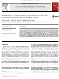 Cover page: Production bias in cultural evolution: An examination of cubic dice variation in experimental and archaeological contexts