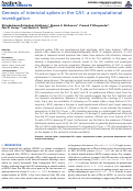 Cover page: Genesis of interictal spikes in the CA1: a computational investigation