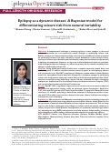 Cover page: Epilepsy as a dynamic disease: A Bayesian model for differentiating seizure risk from natural variability