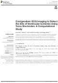 Cover page: Corrigendum: ECG Imaging to Detect the Site of Ventricular Ischemia Using Torso Electrodes: A Computational Study.