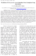 Cover page: Evaluation of Citrus psorosis virus in Brazilian Citrus Germplasm Using DAS-ELISA