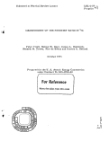 Cover page: MEASUREMENT OF THE PANOFSKY RATIO IN 3He