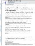 Cover page: High dairy protein intake is associated with greater bone strength parameters at the distal radius and tibia in older men: a cross-sectional study.