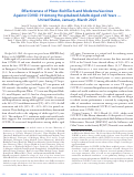 Cover page: Effectiveness of Pfizer-BioNTech and Moderna Vaccines Against COVID-19 Among Hospitalized Adults Aged ≥65 Years — United States, January–March 2021