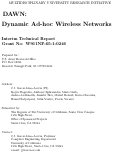 Cover page: Technical Report TR-CCRG-2006-W911NF-05-1-0246