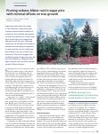 Cover page: Pruning reduces blister rust in sugar pine with minimal effects on tree growth
