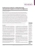 Cover page: Cardiorenal syndrome: pathophysiology and potential targets for clinical management