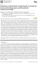 Cover page: Sanitation in Rural India: Exploring the Associations between Dwelling Space and Household Latrine Ownership