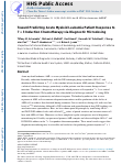 Cover page: Toward Predicting Acute Myeloid Leukemia Patient Response to 7 + 3 Induction Chemotherapy via Diagnostic Microdosing