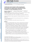Cover page: Confirmatory factor analysis of the Comprehensive Assessment of acceptance and Commitment Therapy (CompACT) in active-duty military personnel