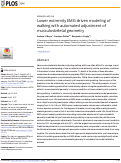 Cover page: Lower extremity EMG-driven modeling of walking with automated adjustment of musculoskeletal geometry