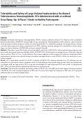 Cover page: Tolerability and Safety of Large-Volume Hyaluronidase-Facilitated Subcutaneous Immunoglobulin 10% Administered with or without Dose Ramp-Up: A Phase 1 Study in Healthy Participants.