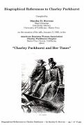 Cover page: Biographical References to Charley Parkhurst: Charley Parkhurst and Her Times
