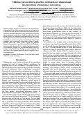 Cover page: Children, but not adults, prioritize relational over dispositional interpretations of dominance interactions