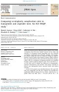 Cover page: Comparing scrotoplasty complication rates in transgender and cisgender men: An ACS NSQIP study