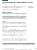 Cover page: Expressive Prosody in Patients With Focal Anterior Temporal Neurodegeneration