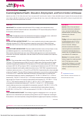 Cover page: Examining Mental Health, Education, Employment, and Pain in Sickle Cell Disease