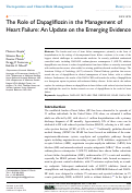 Cover page: The Role of Dapagliflozin in the Management of Heart Failure: An Update on the Emerging Evidence