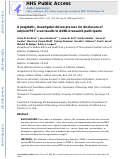 Cover page: A Pragmatic, Investigator-Driven Process for Disclosure of Amyloid PET Scan Results to ADNI-4 Research Participants