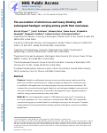 Cover page: The association of alcohol use and heavy drinking with subsequent handgun carrying among youth from rural areas.