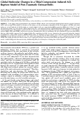 Cover page: Global molecular changes in a tibial compression induced ACL rupture model of post‐traumatic osteoarthritis