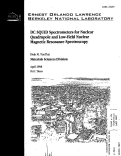 Cover page: DC SQUID Spectrometers for Nuclear Quadrupole and Low-Field Nuclear Magnetic Resonance Spectroscopy