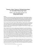 Cover page: Toward a Soar Theory of Taking Instructions for Immediate Reasoning Tasks