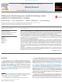 Cover page: Widespread neuronal injury in a model of cholinergic status epilepticus in postnatal day 7 rat pups