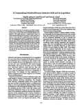 Cover page: A Computational Model of Human Abductive Skill and its Acquisition