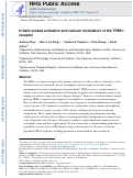 Cover page of Irritant-evoked activation and calcium modulation of the TRPA1 receptor