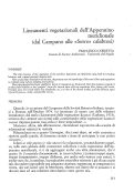 Cover page: Lineamenti vegetazionali dell’Appennino meridionale (dal Campano alle “Serre” calabresi)